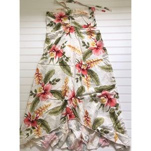 Tropical Halter Dress
